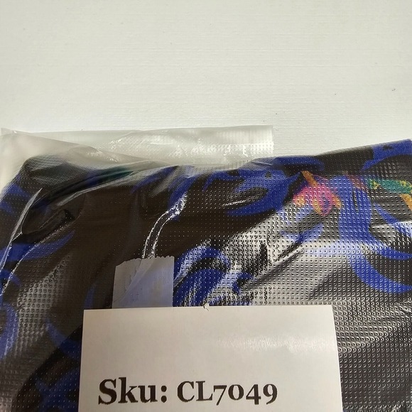 Liz Claiborne Dress Womens 6 Black Colorful Floral Rayon Mini Pleated 80s Retro - Picture 16 of 16